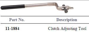 Clutch Adjusting Tool 11-1884 579.1052