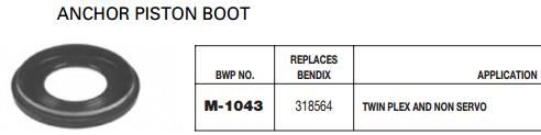 Anchor Piston Boot E-1230 M-1043