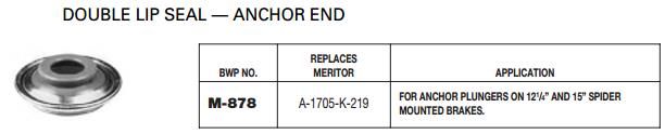 Anchor End Seal E-3995 M-878