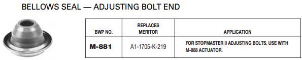 Bellows Seal M-881