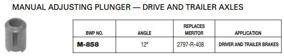 12 Degree Adjusting Plunger M-858