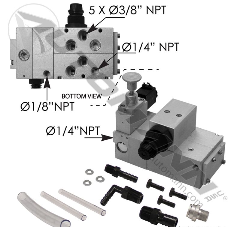 Lift Axle Valve Kit 171.HVS3842