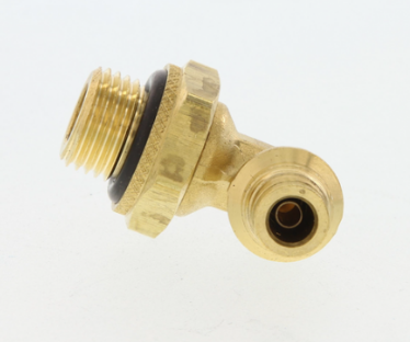 PLC Brass Elbow 1/4 Tube To M16 X 1.5 177.13B154M16