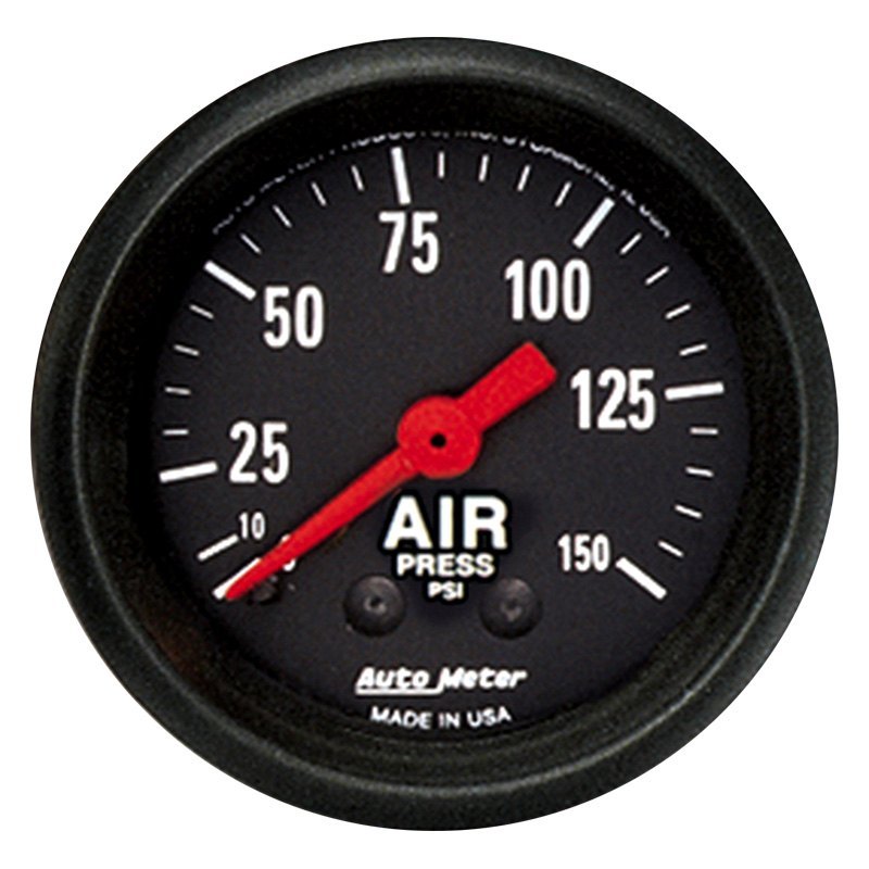 Air Pressure Gauge Black Bezel 0-150 PSI 178.1003