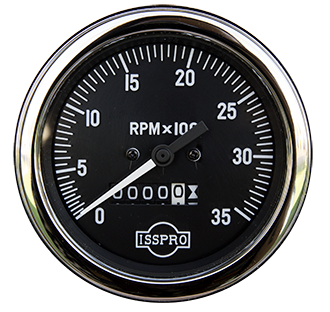 4 Inch Chrome Bezel Mechanical Tachometer 0-3500 178.1131
