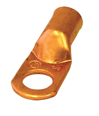 5 Pack Of 4/0 Copper Lug 1/2" Eyelet 178.3062-5