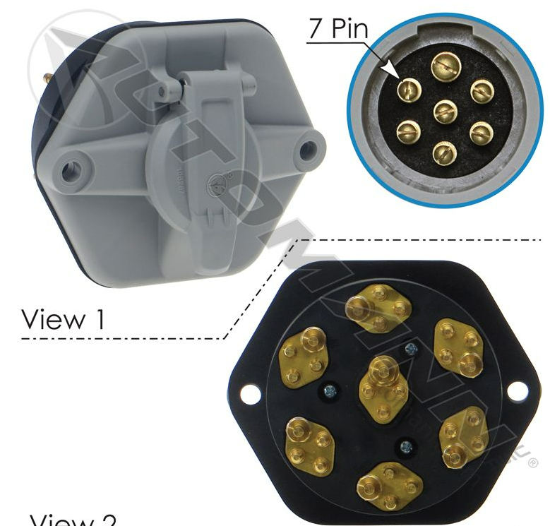 7 Way Socket Without Breakers 179.1048