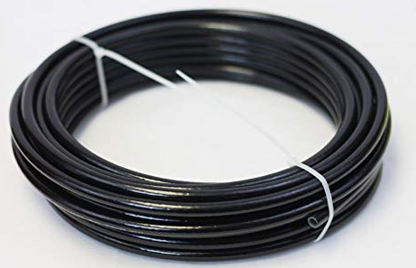 Nylon Tubing 5/8" OD Black Per Foot 177.5010