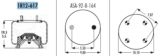 Goodyear 1R12-617 Air Bag