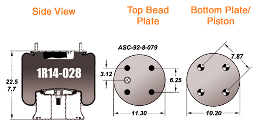 9177 Air Bag AB1D28G-9177