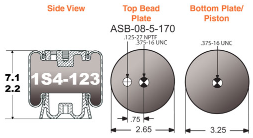 7046 Air Bag 1S4-123 ABSZ70-7046