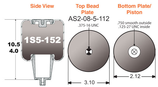 7110 Cab Air Bag ABSZ70-7110