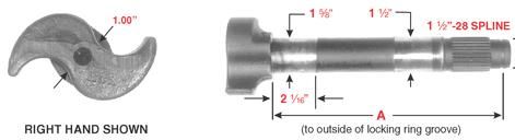 Camshaft E-11959 1-1/2-28 X 23.375" RH M-4432-R