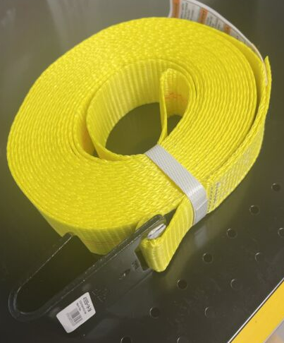 2 X 30 Flat Hook Winch Strap 573.D230FH