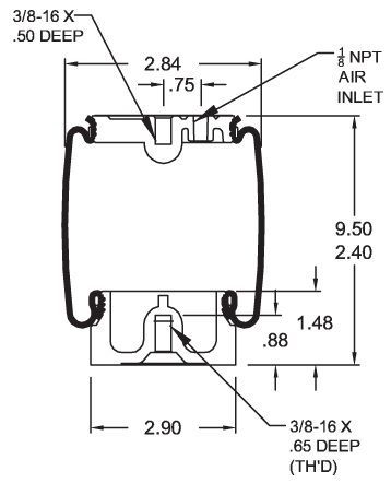 7100 Air Bag ABSZ70-7100