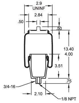 7098 Air Bag ABSZ70-7098