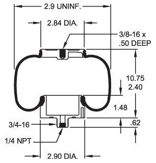 7092 Air Bag ABSZ70-7092