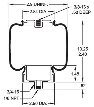 7082 Air Bag ABSZ70-7082