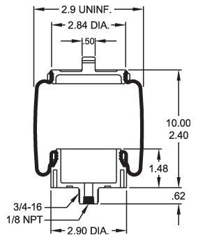 7061 Air Bag ABSZ70-7061