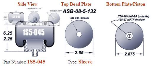 1S5-045 Cab Air Bag ABSZ70-045