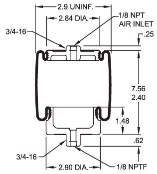 7007 Air Bag ABSZ70-7007