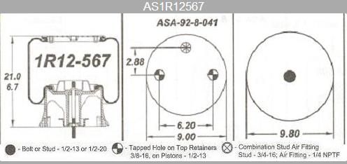 9026 Air Bag HDV9026 566.ER9026