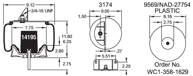 9618 Air Bag AB1DK20H-9618