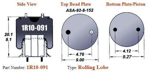 Goodyear 1R10-091 Air Bag