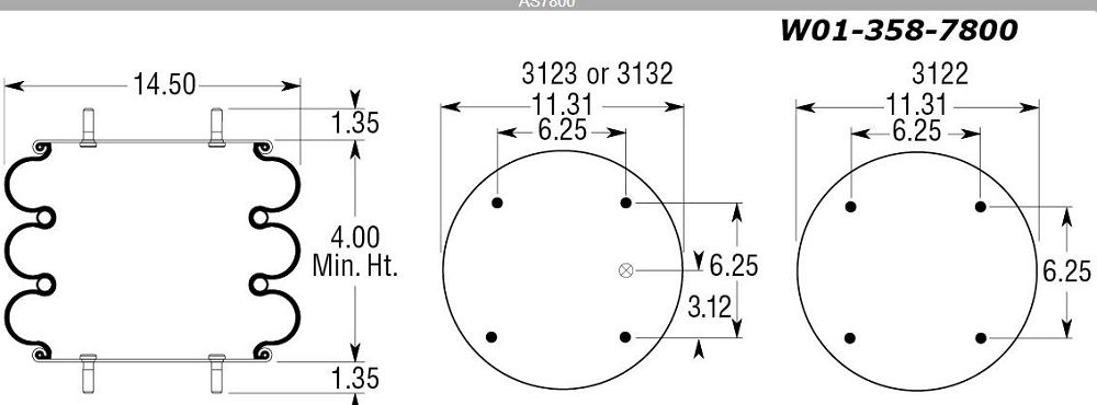 7800 Air Bag ABSP3B32R-7800