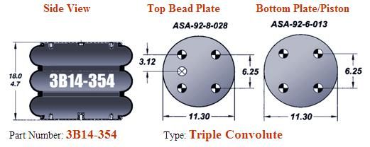 7808 Air Bag ABSP3B32R-7808