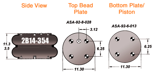 7145 Air Bag ABSP2B34R-7145