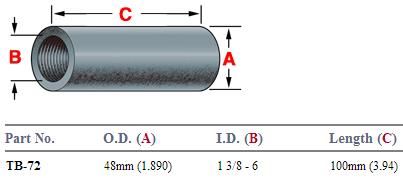 Threaded Bushing TB-72 SPB72