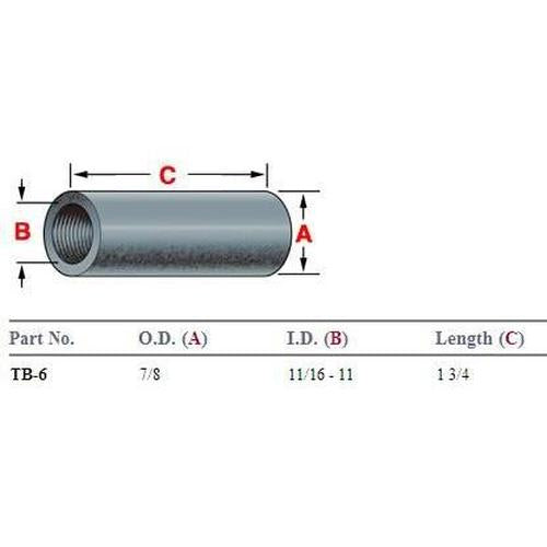 Threaded Bushing TB-6 MTB14