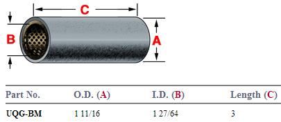 Bi Metal Bushing UQG-BM BMUQG