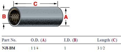 Bi Metal Bushing OGB-NJI