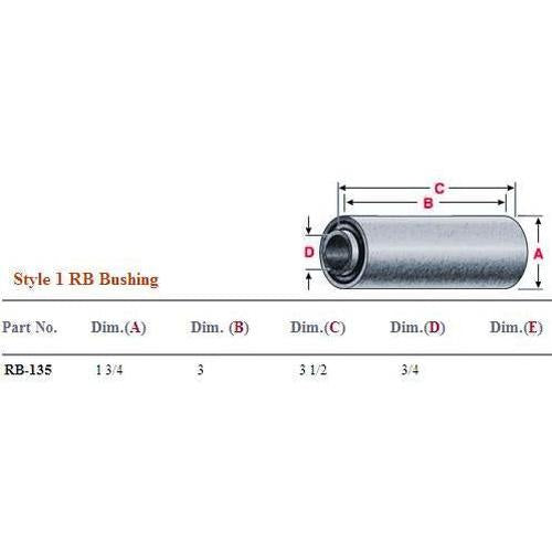 Rubber Bushing RB-135 NRB135