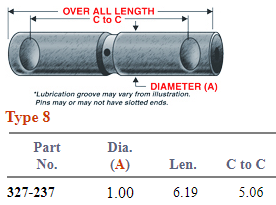 International Spring Pin 327-237 SP1268IH