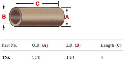 Bronze Bushing E-8797 MBTNK