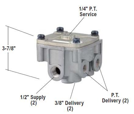 R-12 Type Relay Valve K800484