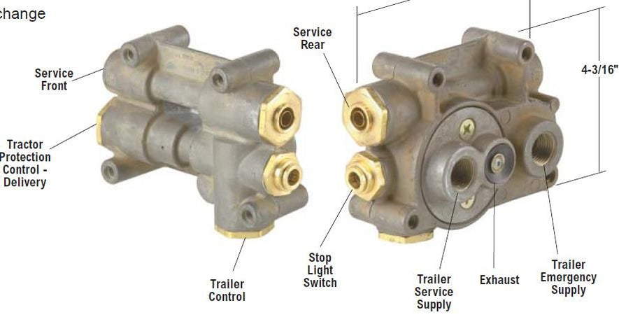 TP-5 Type Tractor Protection Valve 170.800396