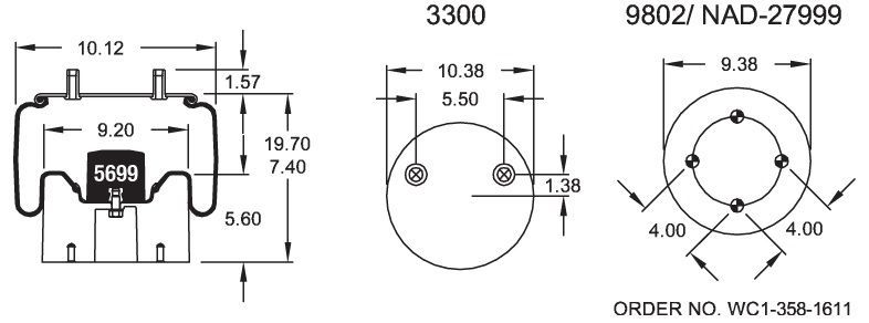 8710 Air Bag AB1DK25B-8710