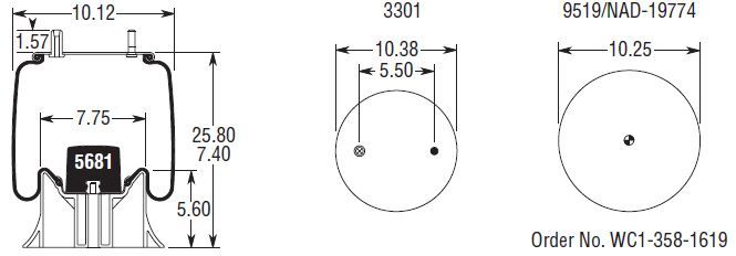 8748 Air Bag AB1DK25C-8748