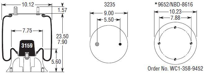 9192 Air Bag AB1DK23L-9192