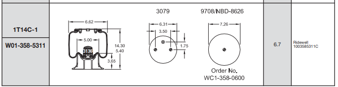 5311 Air Bag AB1DK10-5311