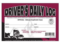 Drivers Log Book 601LD 8525