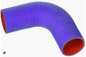 2.5" ID X 6" X 6" Silicone Elbow 561.18250