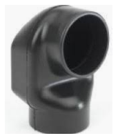 5" ID To 4" ID Rubber Reducer Elbow 561.47785