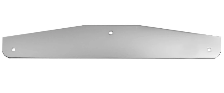 Mud Flap Bottom Plate Pair Stainless Steel Bolted 562.702-2BP