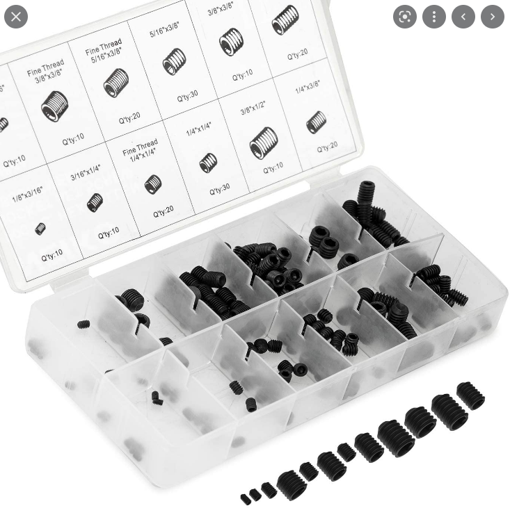 200 Piece Set Screw Kit 562.HK200SS