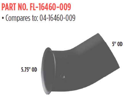 Turbo Exhaust Pipe FL-16460-009 562.U4616460009A